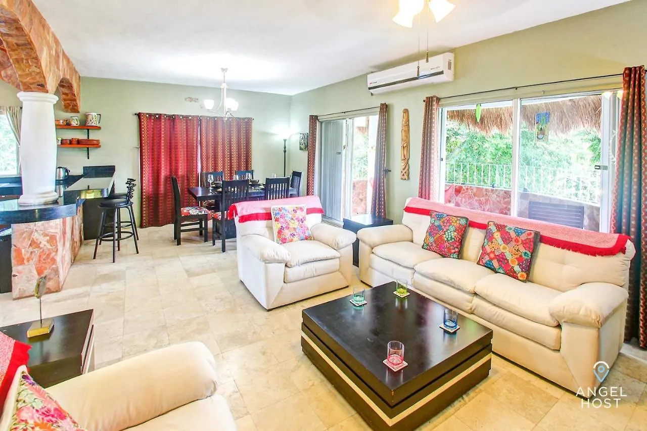 Rosa Blanca Condo In Playacar With Golf Course View!