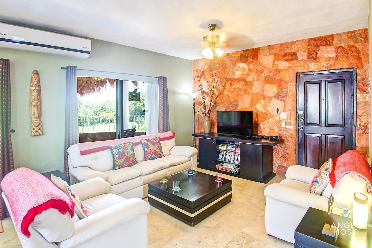 Rosa Blanca Condo In Playacar With Golf Course View!